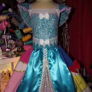 Princess Disney Girls dress Size 9/10 Aurora, Belle, Jasmine, Elsa ,Ariel  NEW